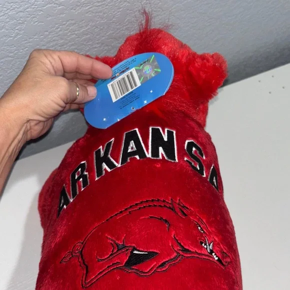 🫶🏼Arkansas Razorbacks Red Plush Pillow Pet - Picture 5 of 9